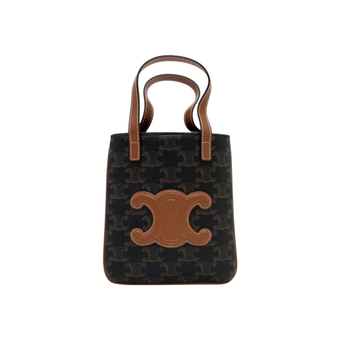 ITR3DIEKKGKI Celine Triomphe Micro Cabas Tote & Crossbody Bag