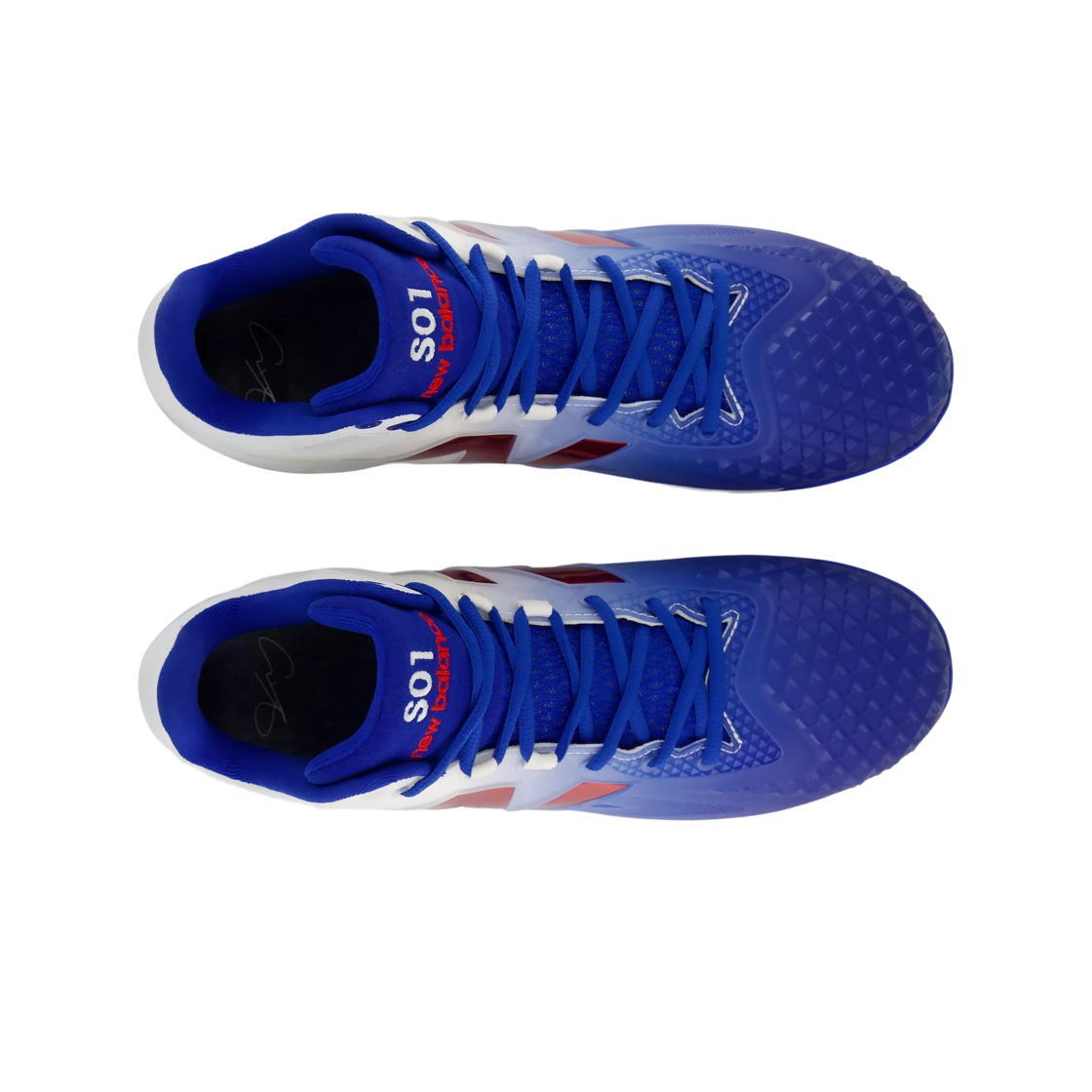 뉴발란스 오타니 에너지 메탈 페이디드 코발트 NB 103 화이트 - 2E 와이드(New Balance Ohtani Energy Metal Faded Cobalt NB 103 White - 2E Wide) - 2