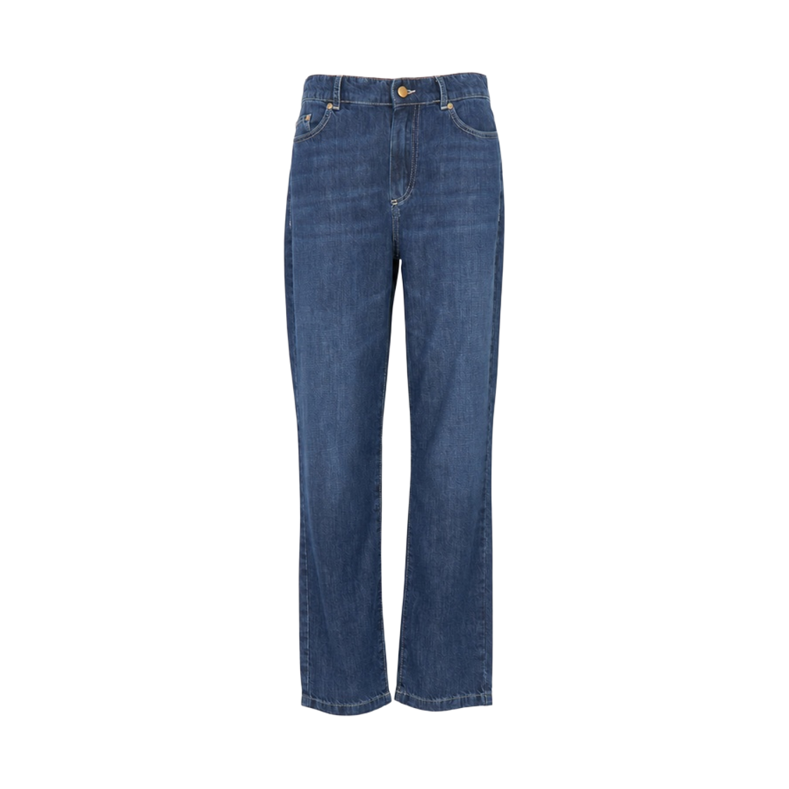 (W) S 막스마라 매크로 데님 진 블루((W) S Max Mara Macro Denim Jeans Blue) - 1