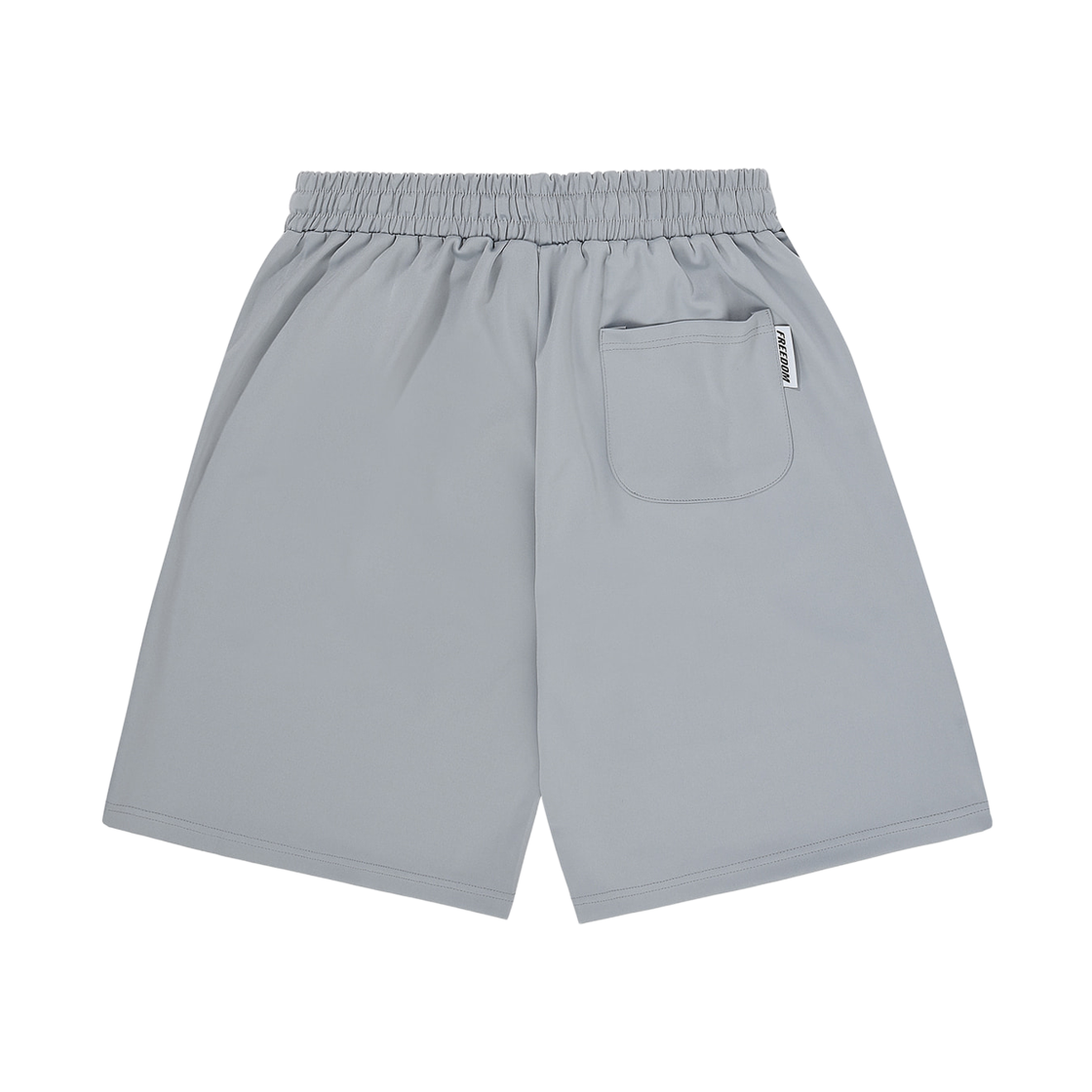 프리덤 프리덤 레터링 버뮤다 쇼츠 그레이/화이트(FREEDOM FREEDOM Lettering Bermuda Shorts Gray/White) - 2