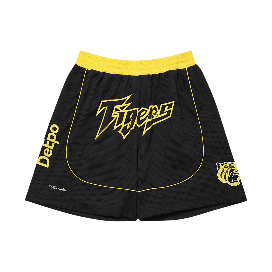 디에포 x 한신 타이거즈 콜라보 숏팬츠 블랙(DeEpo x Hanshin Tigers Collabo Short Pants Black)