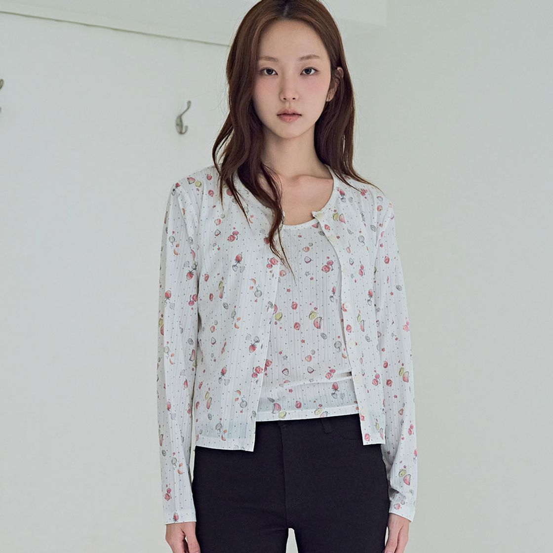 뮤즈무드 화채 가디건 나시 세트(Musemood Hwachae Cardigan & Cami Set) - 6