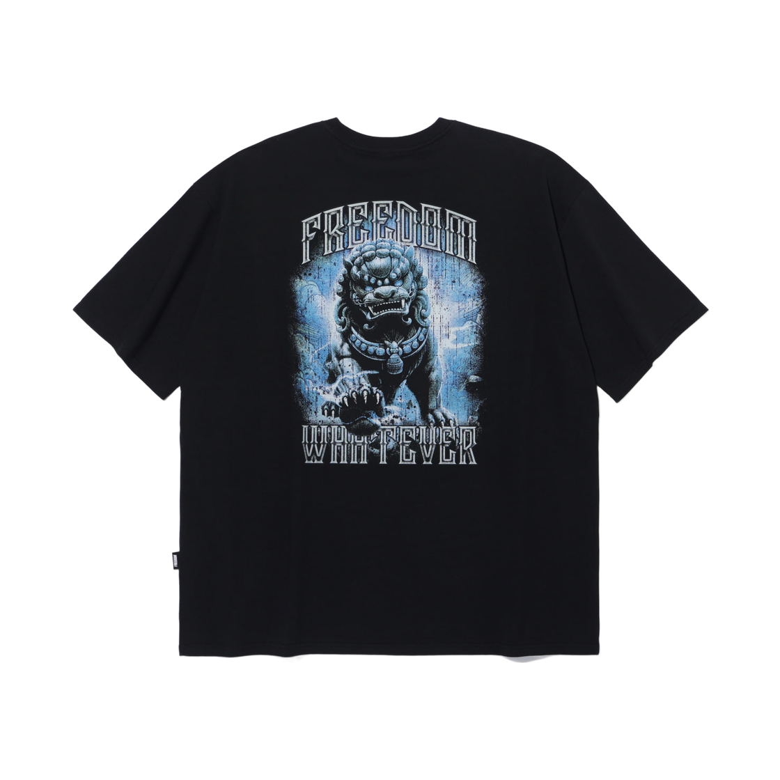FD25MMTS0770BK FREEDOM Haechi Printing T-Shirts Black