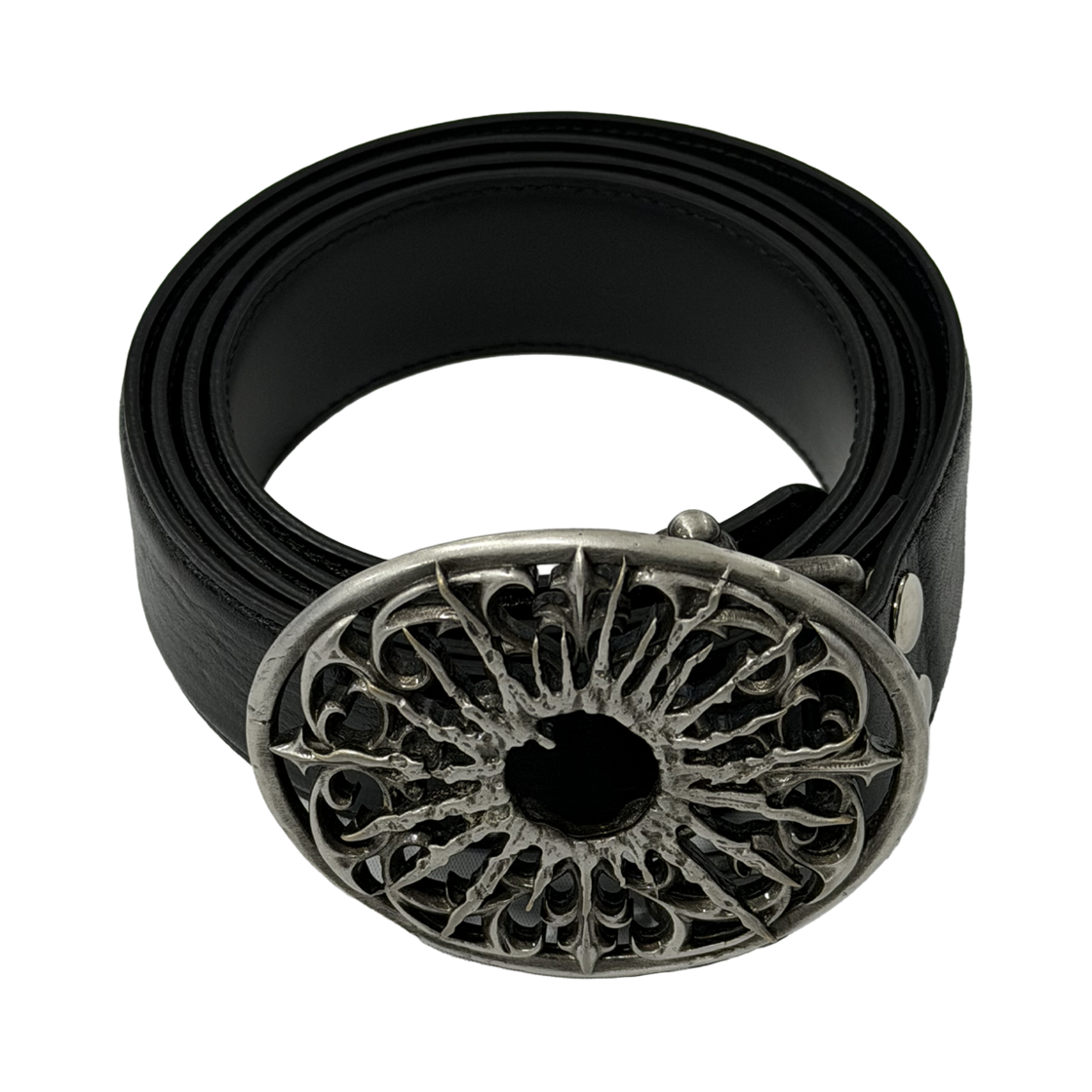 톤얼타이드 베인 로고 벨트 블랙(tornortied Vein Logo Belt Black)