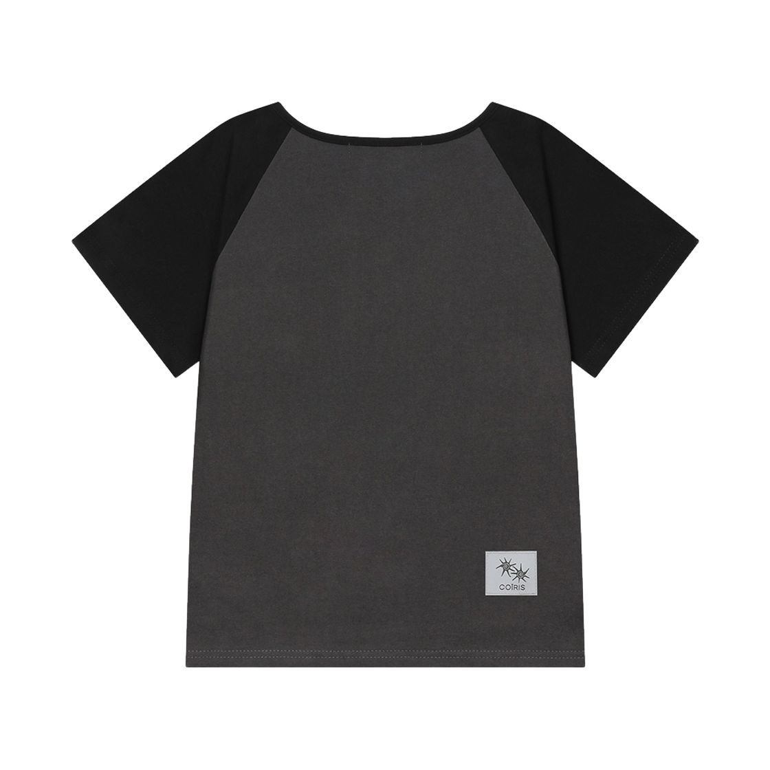 코이리스 레이쉬 나그랑 배색 반팔 티 차콜(Coiris Raish Raglan Half T Charcoal) - 2