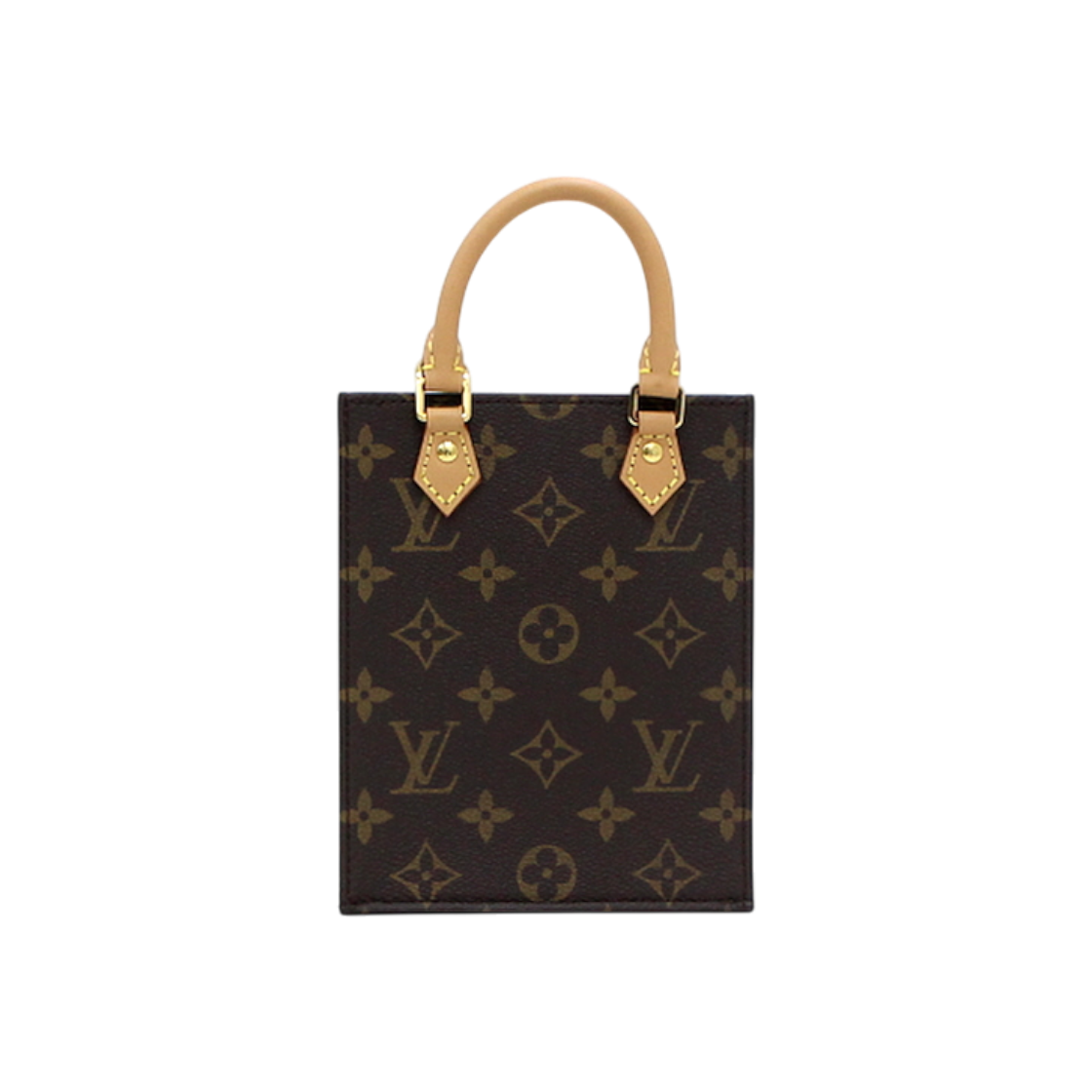 ITTJW75ONALM Louis Vuitton Monogram Canvas Petite Sac Plat Tote and Shoulder Bag
