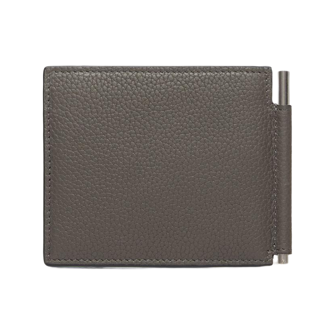 톰포드 그레인 레더 머니 클립 월렛 스모크 그레이(Tom Ford Grain Leather Money Clip Wallet Smoke Grey) - 3