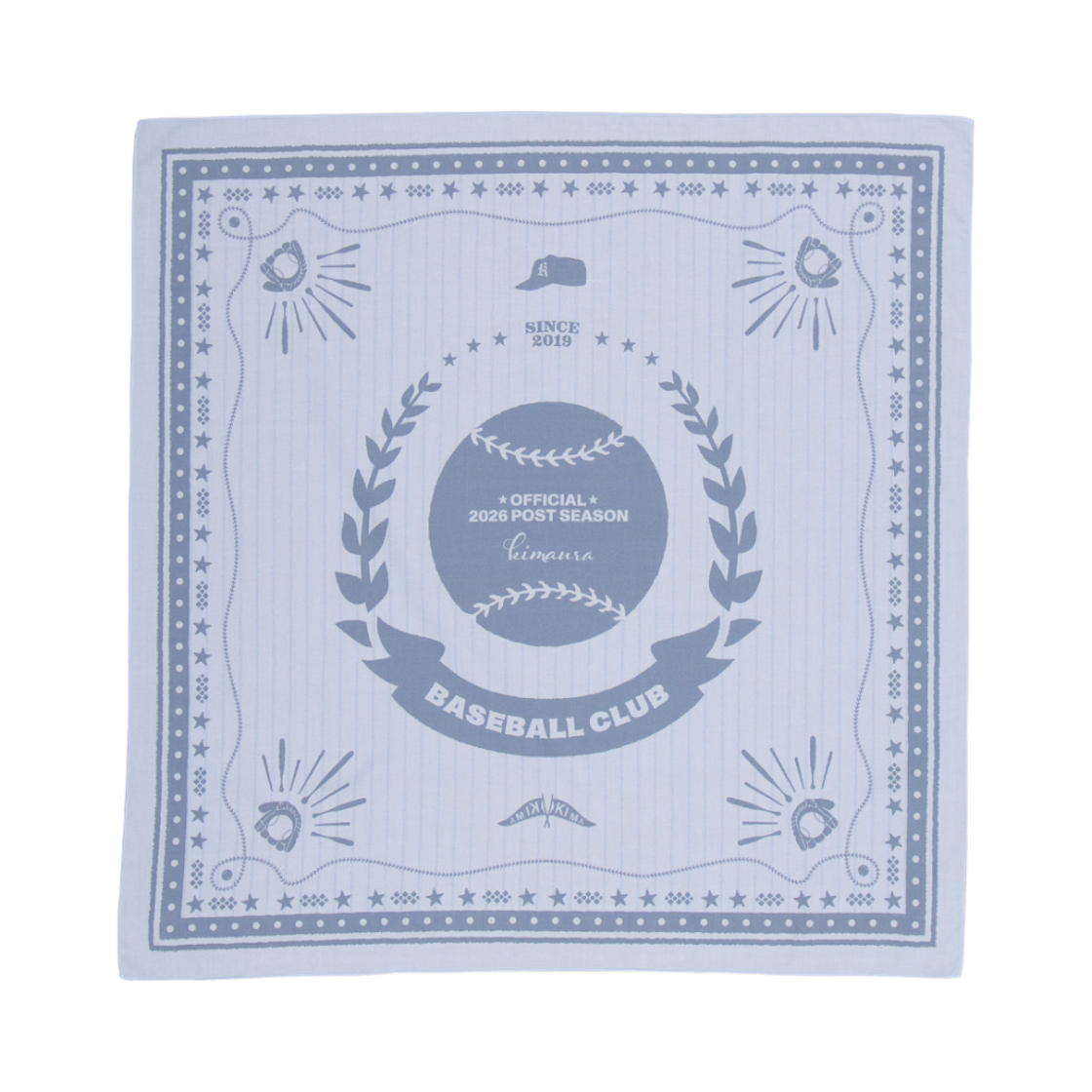 키마우라 볼파크 반다나 스카이 블루(kimaura Ballpark Bandana Sky Blue)