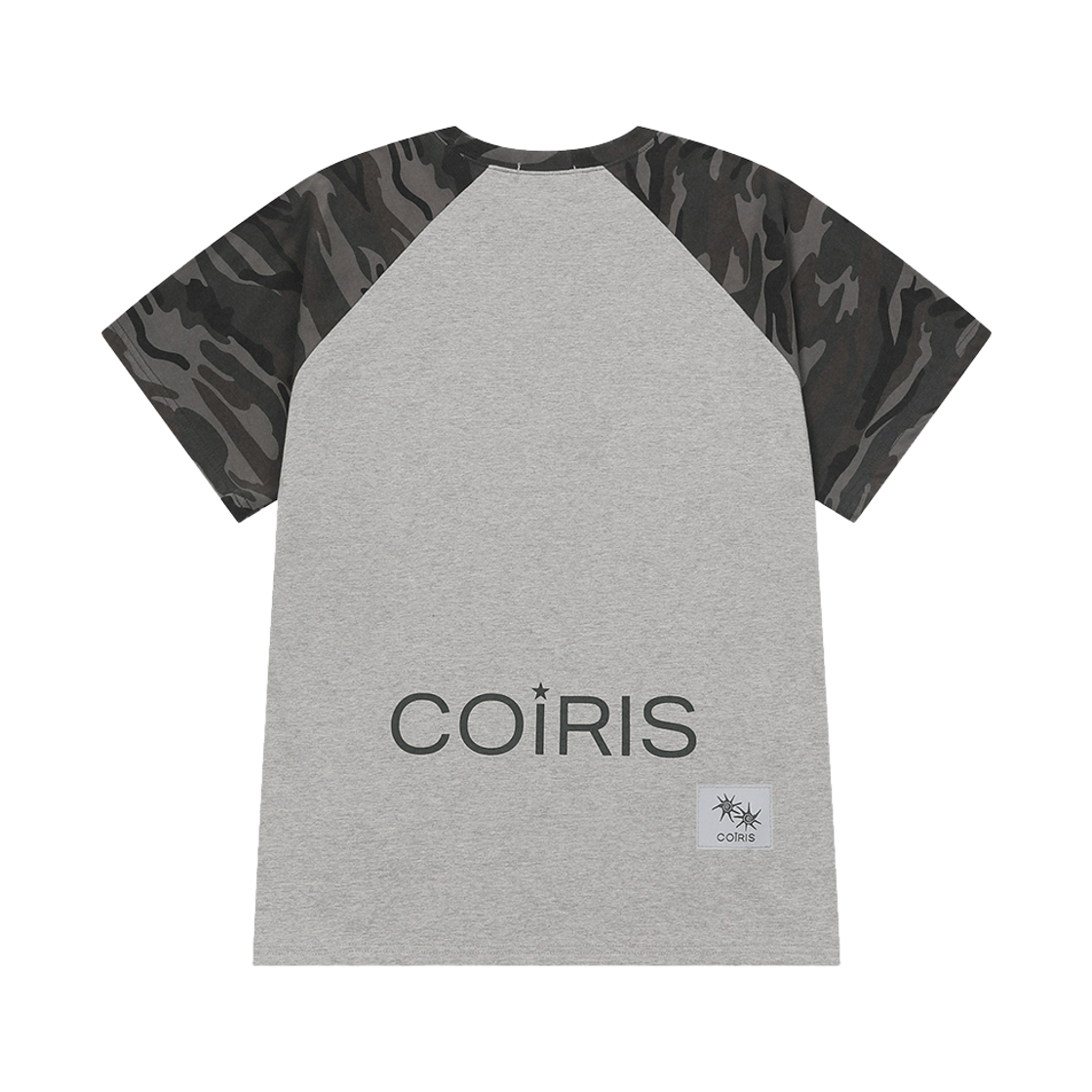 코이리스 페이온 나그랑 카모 배색 반팔 티 남녀공용 카모-그레이(Coiris Faeon Raglan Camo Half T Unisex Camo-Gray) - 2