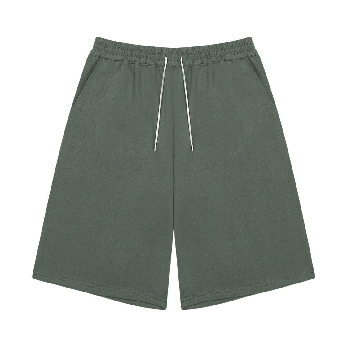 프리덤 프리덤 사이드 로고 쇼츠 카키/화이트(FREEDOM FREEDOM Side Logo Shorts Khaki/White) - 2