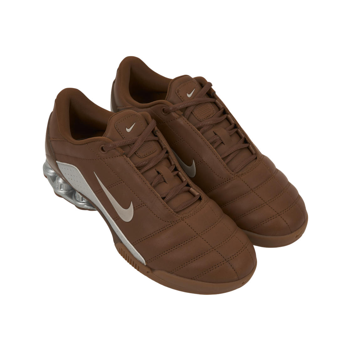 (W) 나이키 토탈 90 샥스 마지아 피칸 메탈릭 실버((W) Nike Total 90 Shox Magia Pecan Metallic Silver) - 4