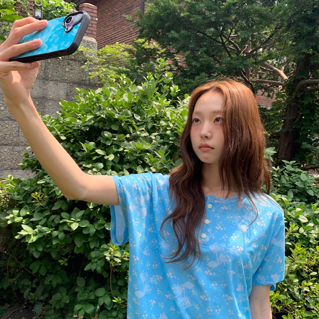 뮤즈무드 쿨 로즈 돌먼 티셔츠(Musemood Cool Rose Dolman Tee) - 4