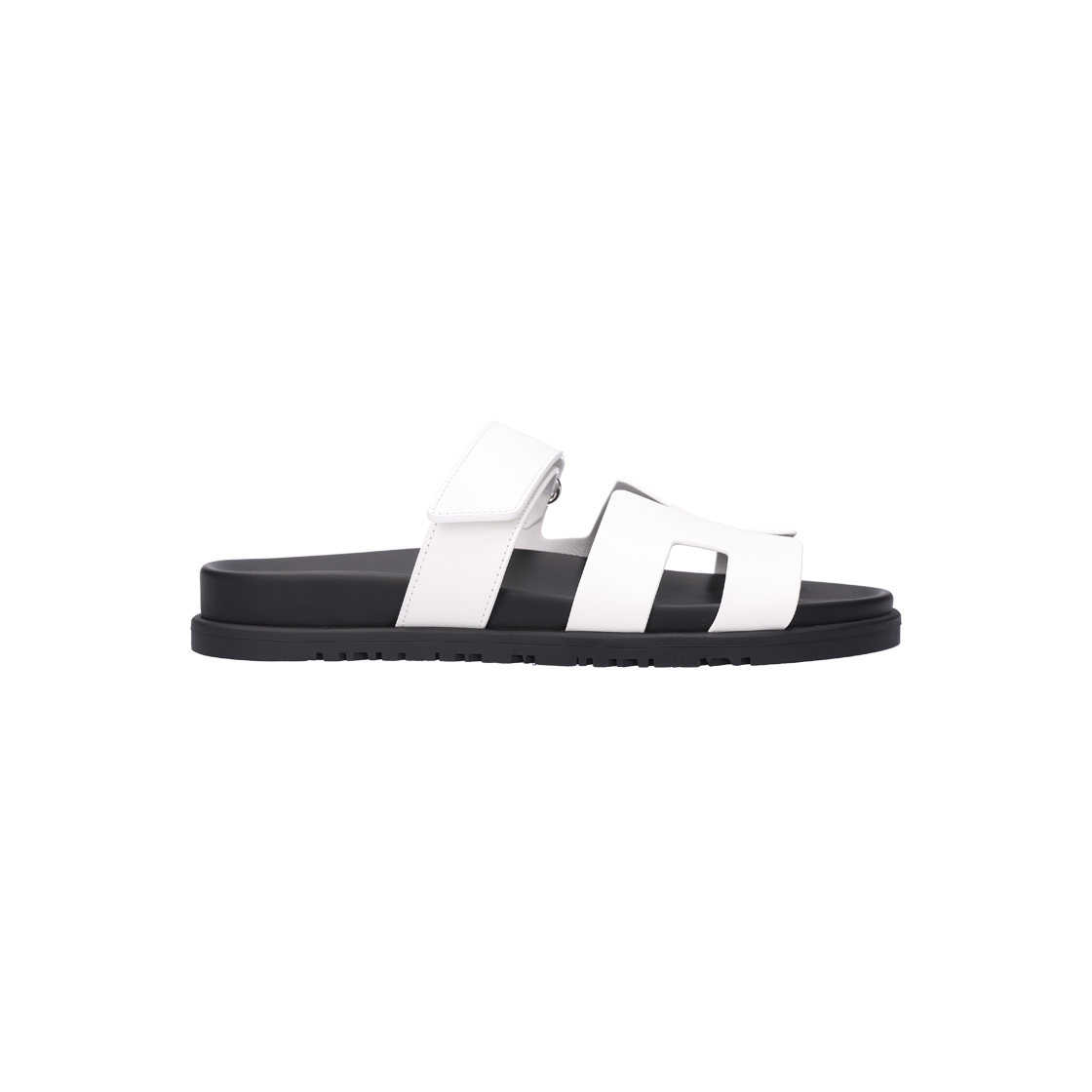 IT6KQI36USRU Hermes H222100Z90 Cipre Sandals in Calfskin Blanc White