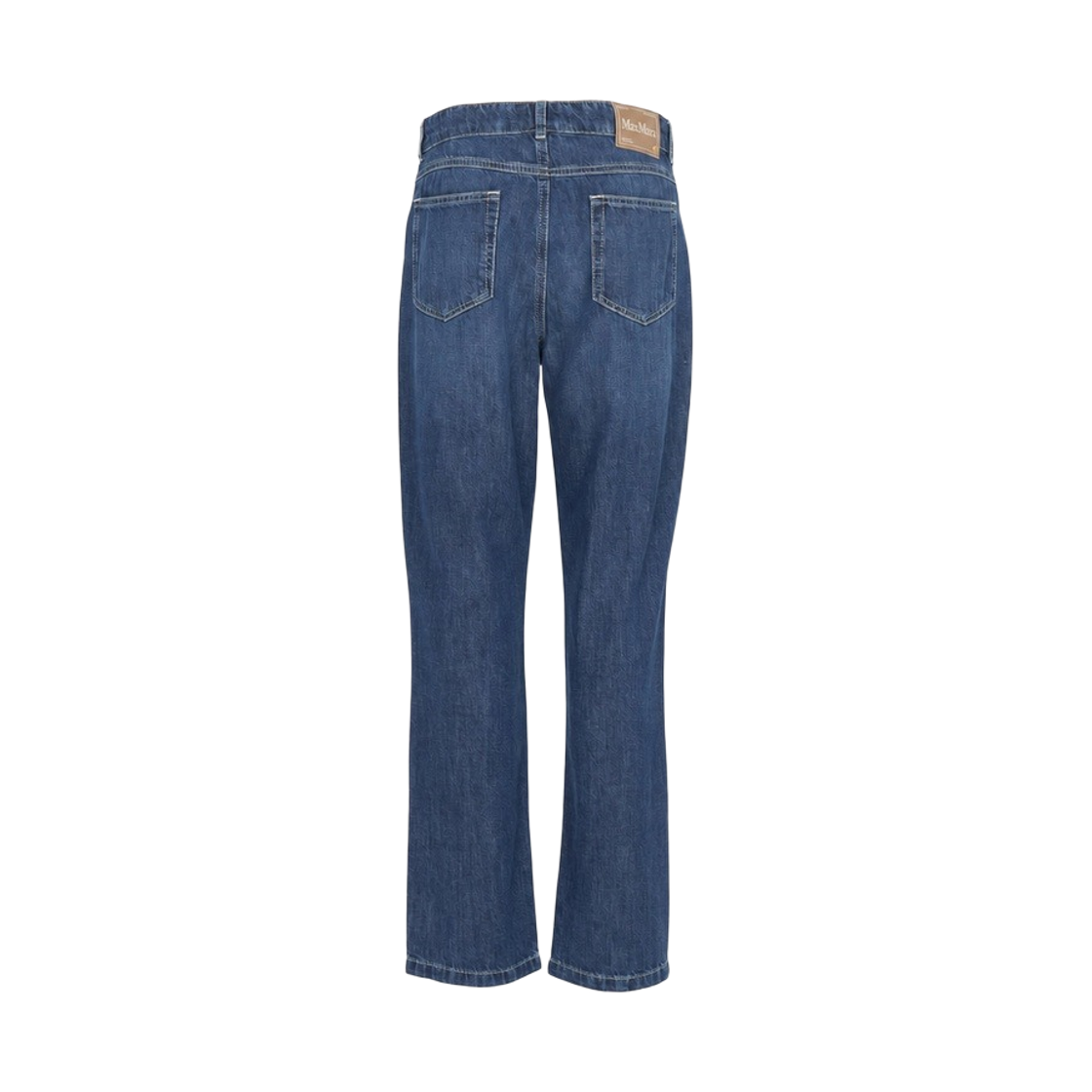 (W) S 막스마라 매크로 데님 진 블루((W) S Max Mara Macro Denim Jeans Blue) - 2