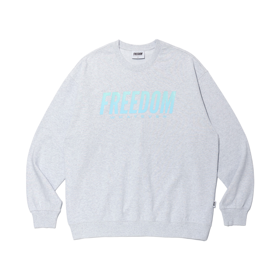 FD24FMSS0450ME FREEDOM Gradient Logo Sweatshirts Melange