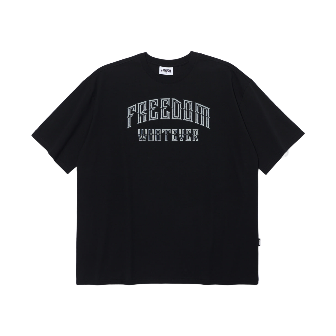 프리덤 해치 프린팅 티셔츠 블랙(FREEDOM Haechi Printing T-Shirts Black) - 2