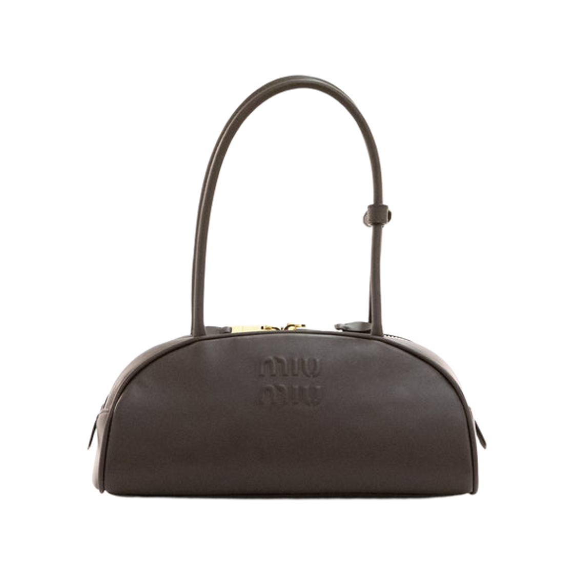 5BB193-2CRW-F0NBL Miu Miu Beau Leather Bag Briarwood