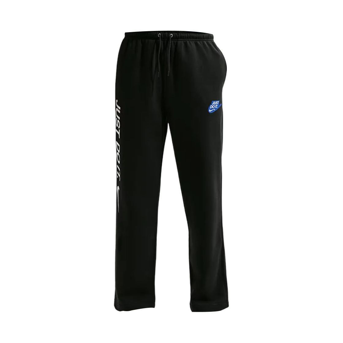 IF0761-010 Nike NSW Club French Terry Open Hem Pants Black White - Asia