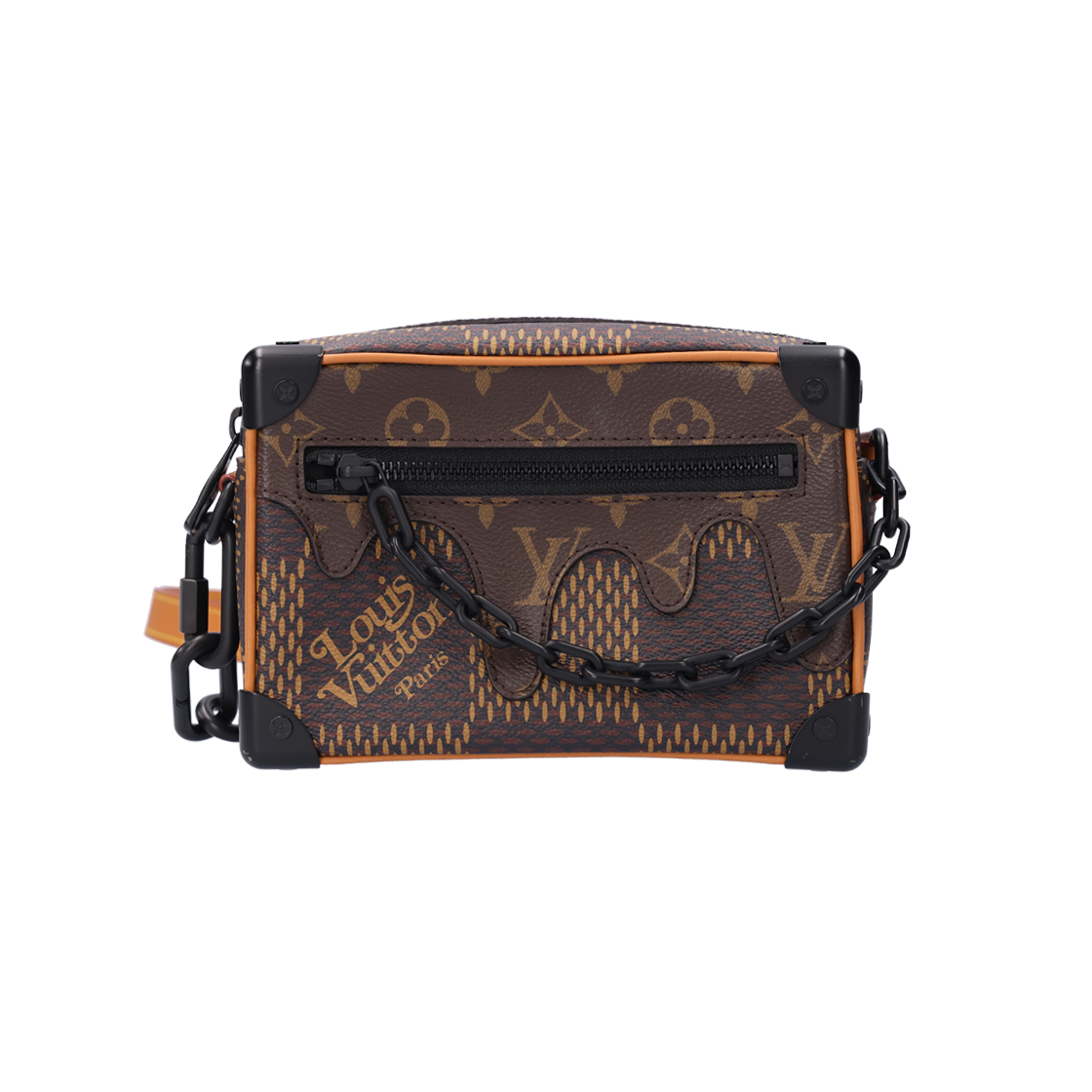ITULI69P2SRB Louis Vuitton x Nigo Mini Soft Trunk Maroon