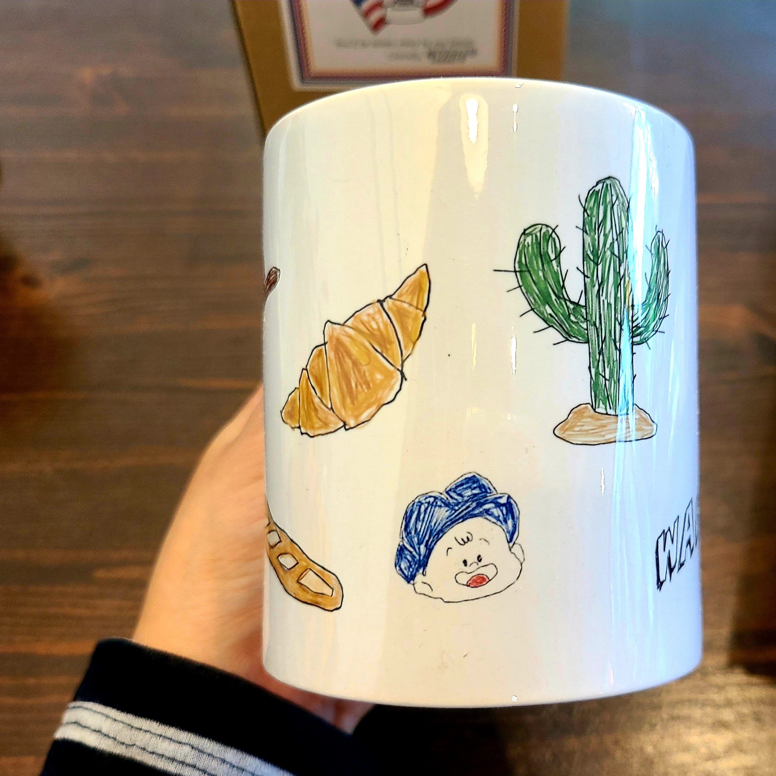 [KREAM 단독] What A Bread Mug White 350ml 착용 스타일 - 1