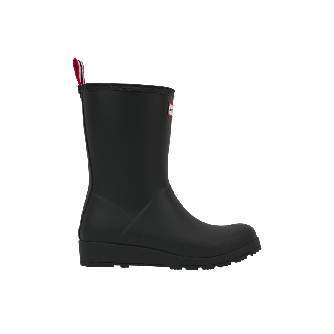 (W) 헌터 오리지널 플레이 미드 부츠 블랙((W) Hunter Original Play Mid Boot Black)