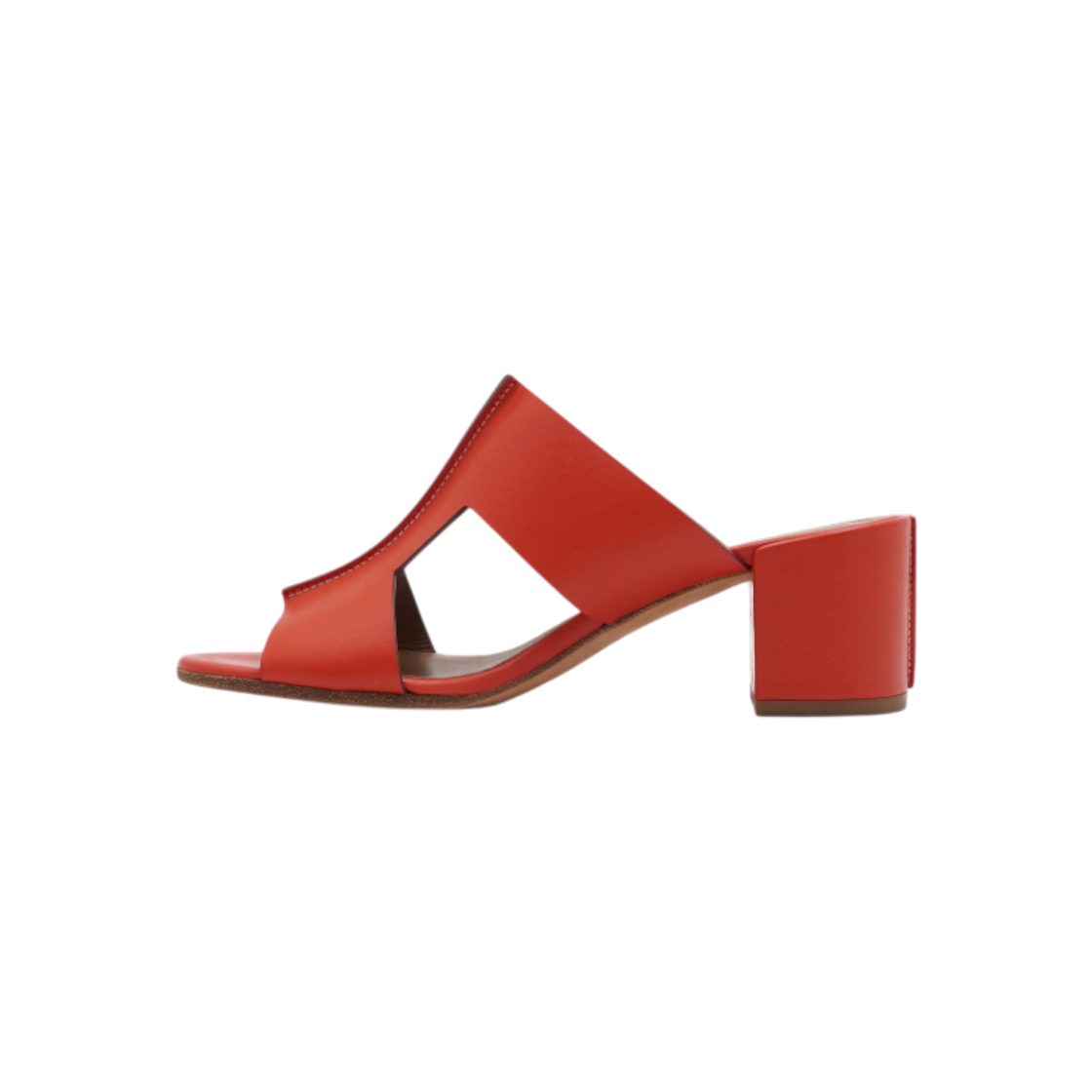 ITCATTOEIK2F Hermes Scarlet Ostia Mule Sandals