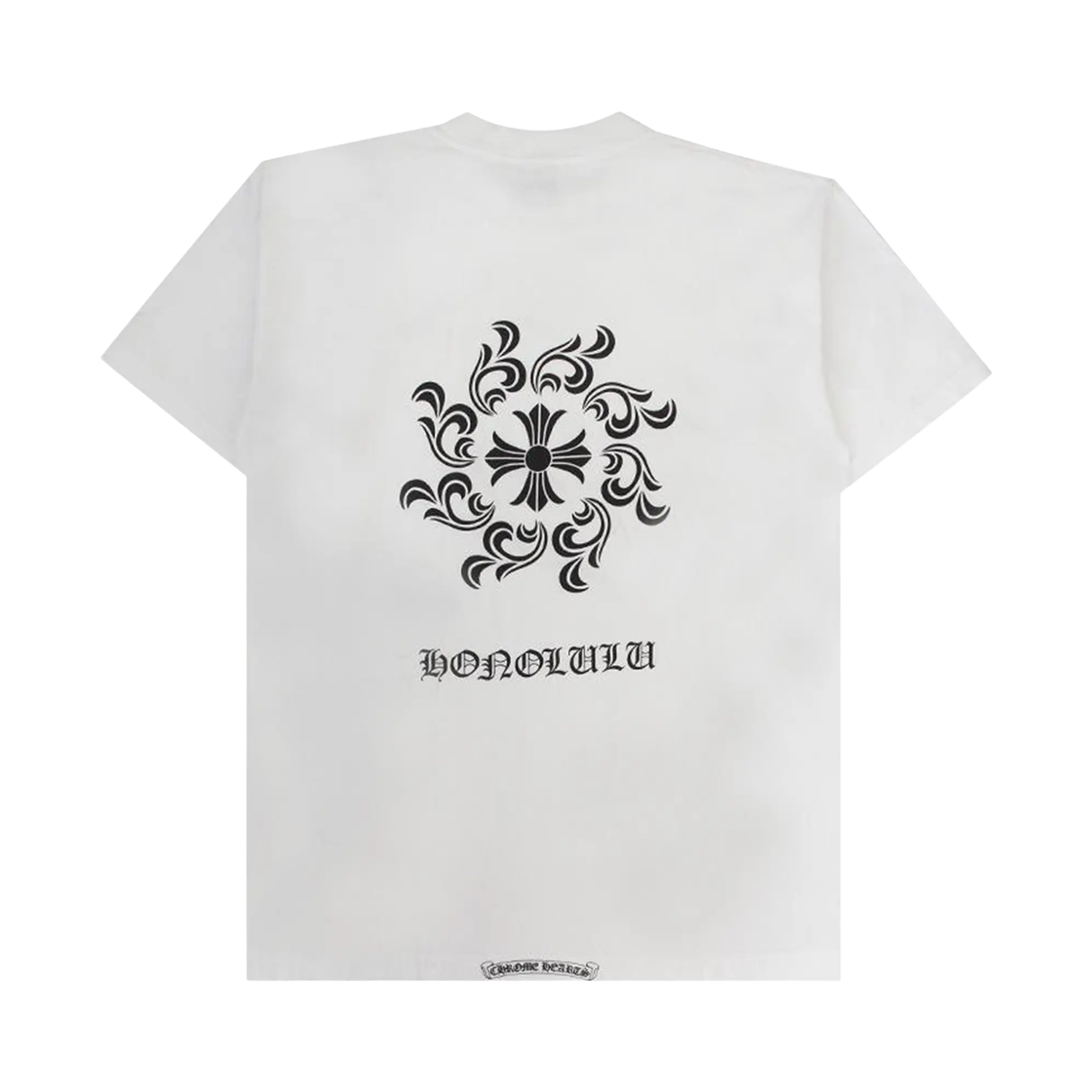 크롬하츠 스파이럴 로고 티셔츠 화이트 - 호놀룰루 한정(Chrome Hearts Spiral Logo T-Shirt  White - Honolulu Exclusive) - 1