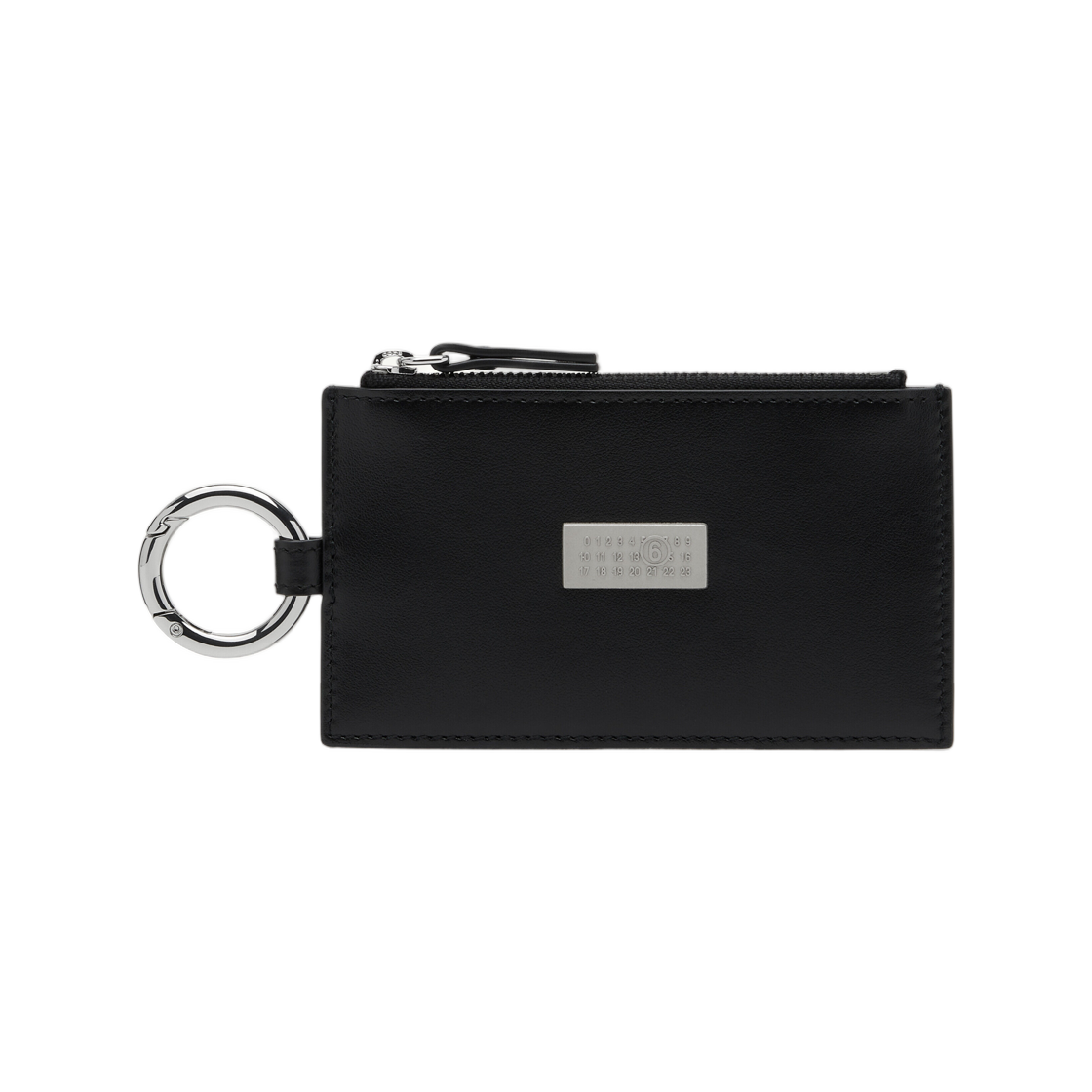 SA6UI0031P9201T8013 MM6 Maison Margiela Leather Zip Wallet Black