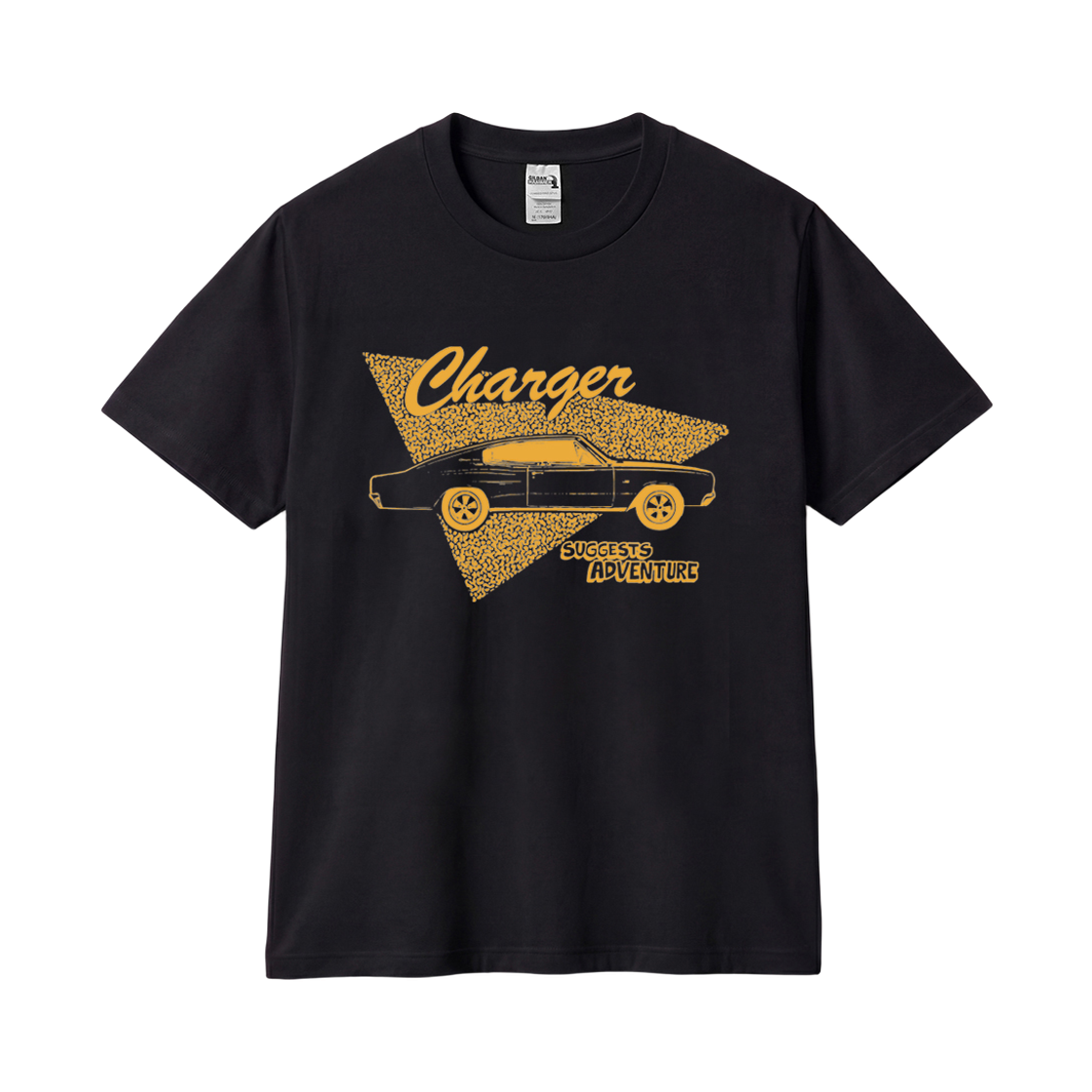 길단X빈티지컬렉션 차져 티셔츠 블랙(GILDAN x Vintage Collection CHARGER T-Shirt Black)