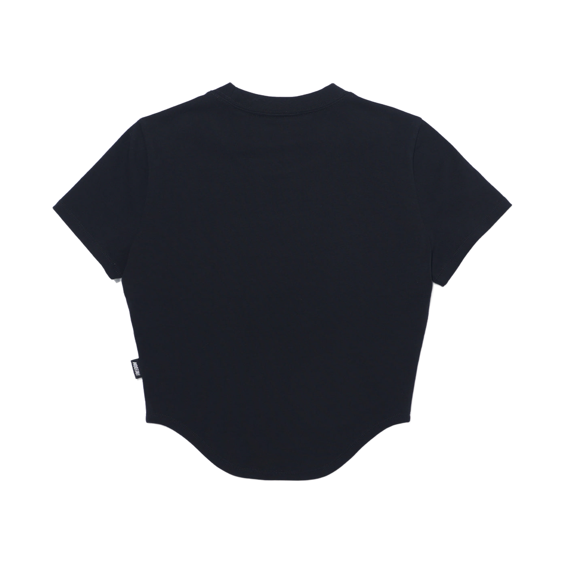 프리덤 프리덤 아치로고 크롭 티셔츠 블랙(FREEDOM Freedom Arch Logo Crop T-shirt Black) - 2