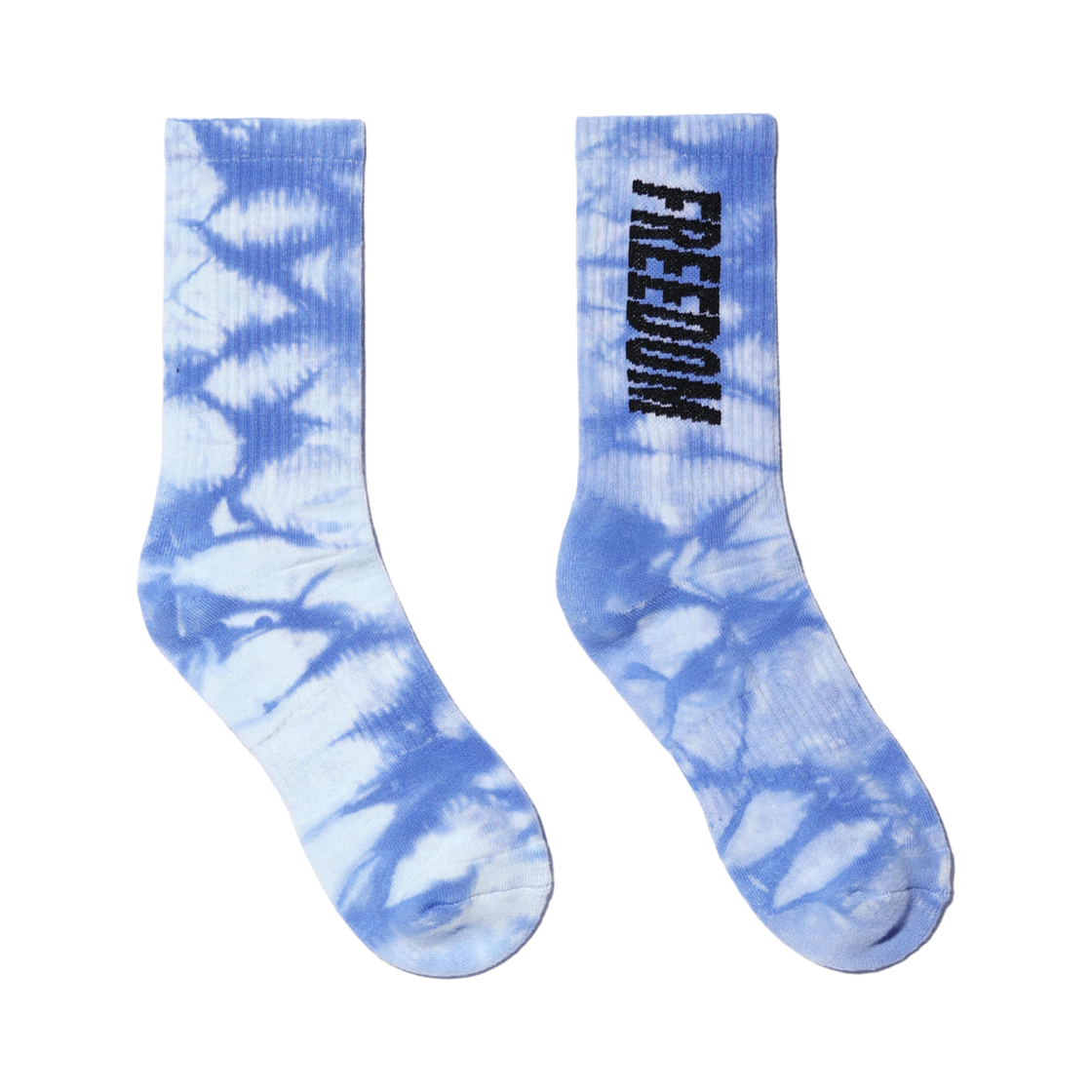 프리덤 로고 타이다이 삭스 블루(FREEDOM Logo Tie-Dye Socks Blue)