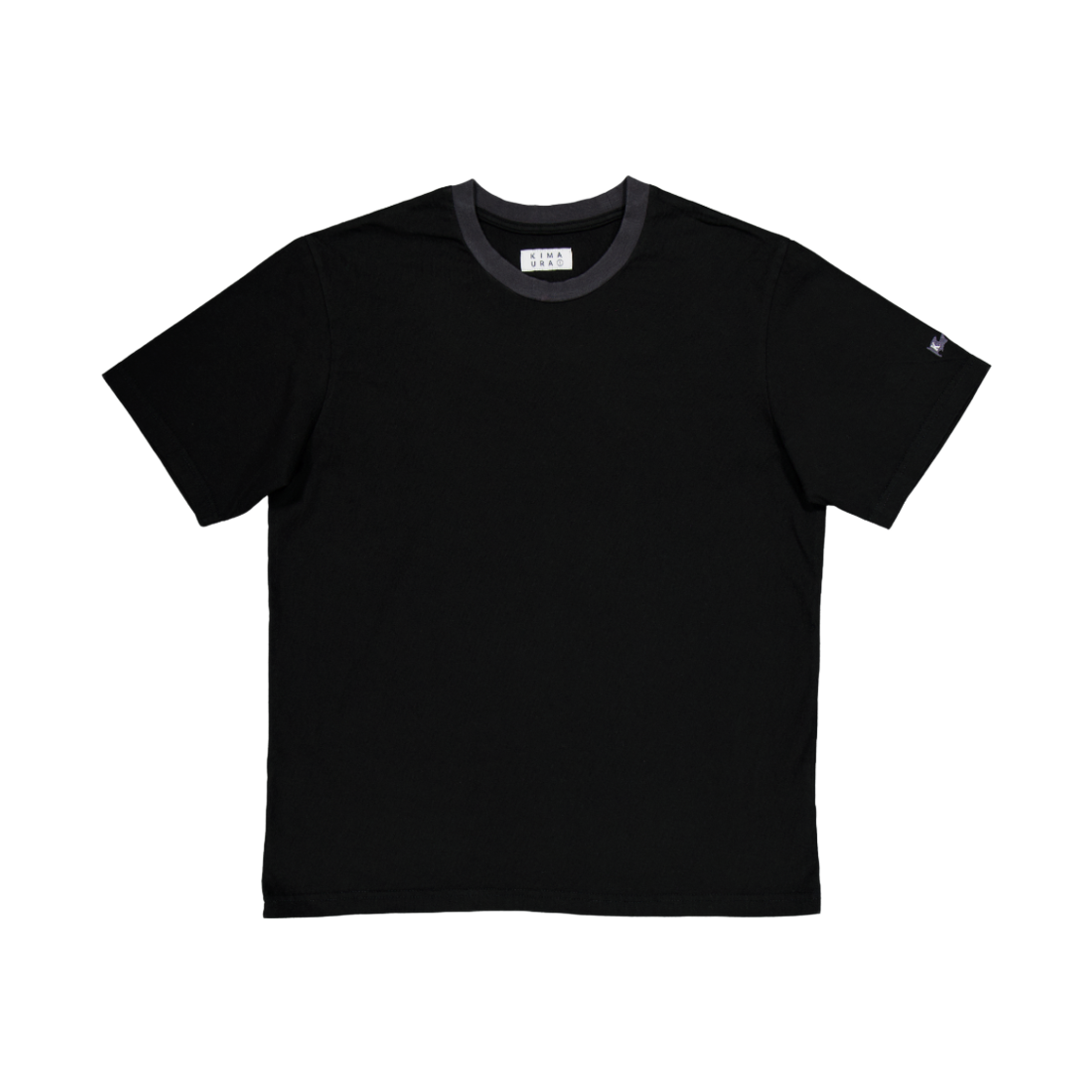 키마우라 플래그 반팔티 블랙(kimaura Flag S/S Tee Black)