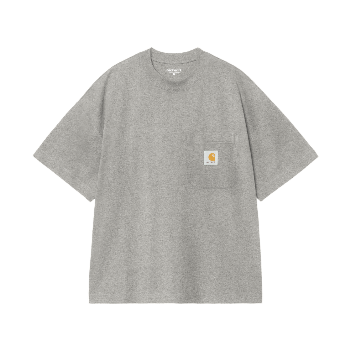 I037015-V6-XX Carhartt WIP S/S Work Pocket T-Shirt Grey Heather