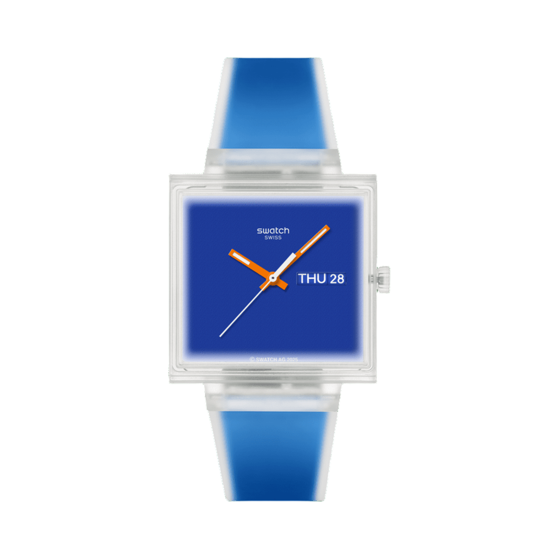 SO38K701 Swatch What If See Thru 41.8mm Quartz Blue