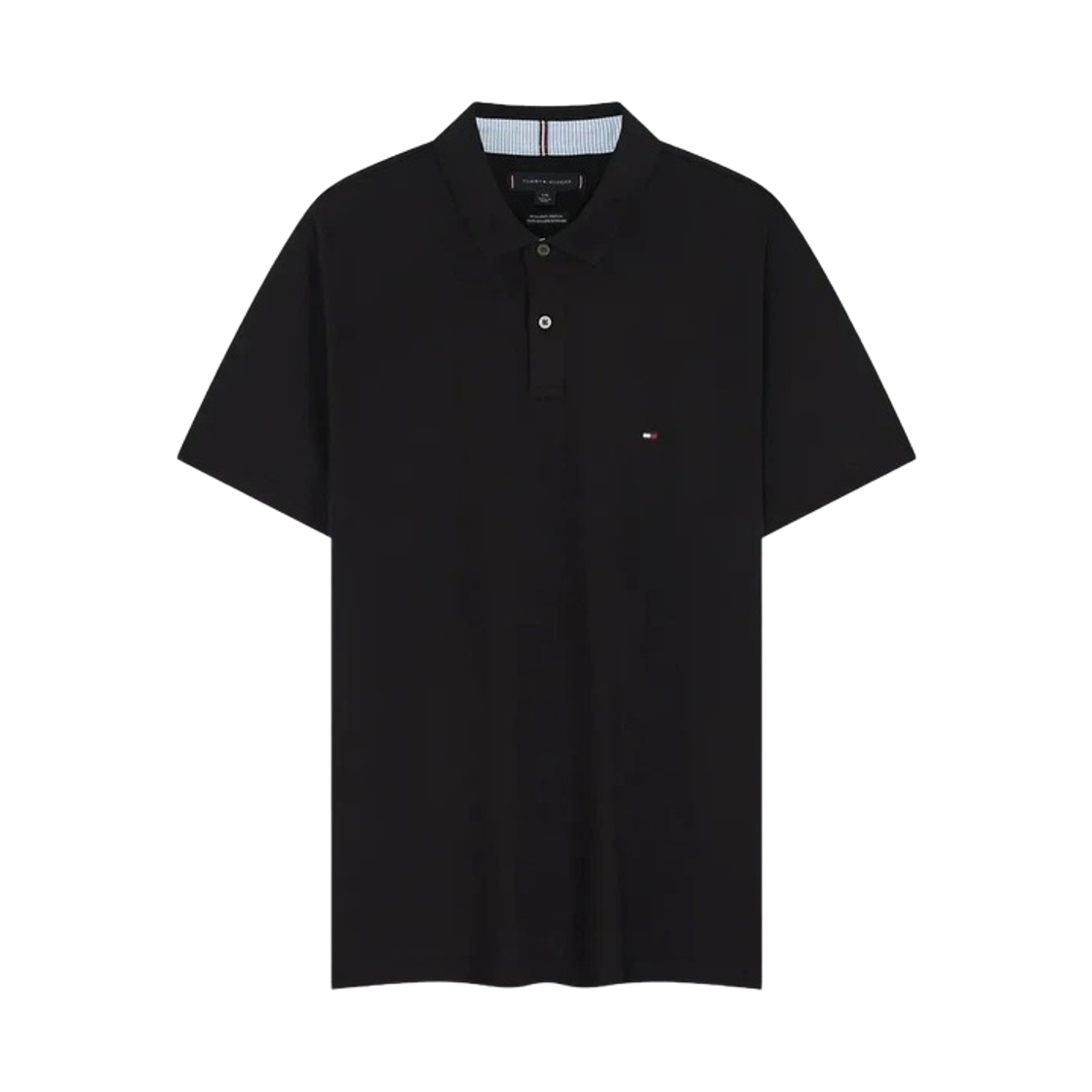 타미 힐피거 레귤러 핏 스트레치 폴로 블랙(Tommy Hilfiger Regular Fit Stretch Polo Black)