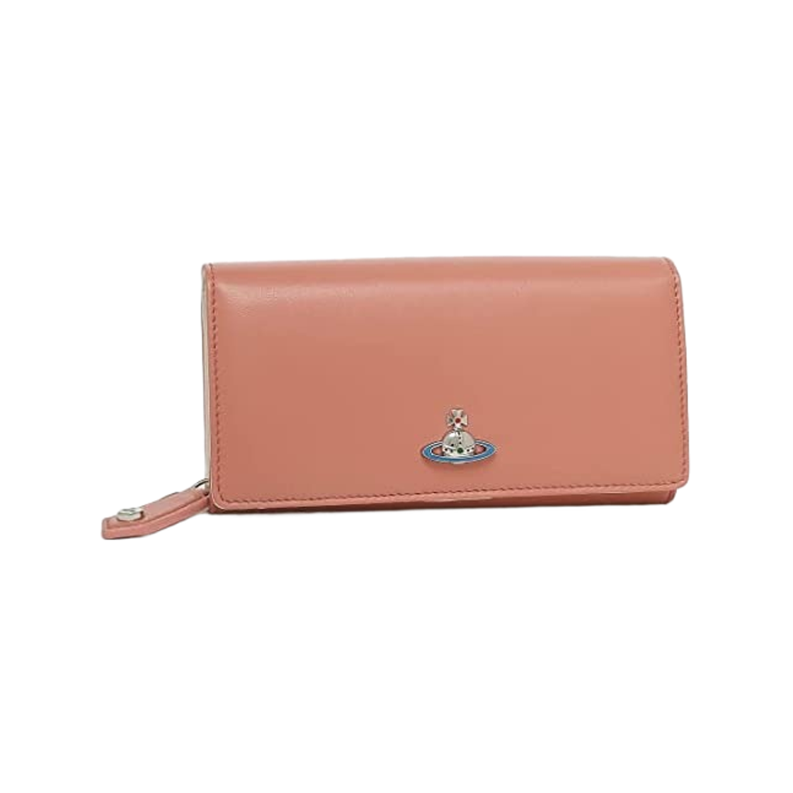 51060025-42105-G401 Vivienne Westwood Nappa Leather Emma Classic Long Wallet Pink
