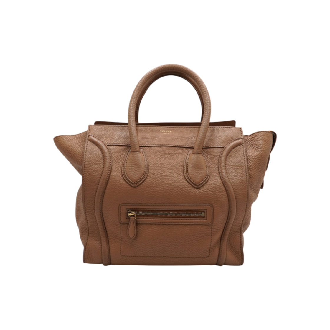 ITQJUPG399UA Celine Mini Luggage Tote in Brown