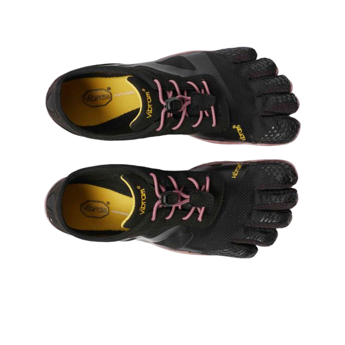 (W) 비브람 파이브핑거스 KSO 에보 블랙 로즈((W) Vibram Fivefingers KSO Evo Black Rose) - 2