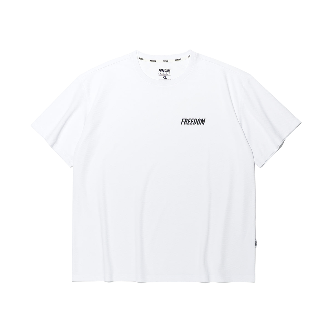 FD26MMTS0780WH FREEDOM Air Mesh Semi-Overfit T-shirt White