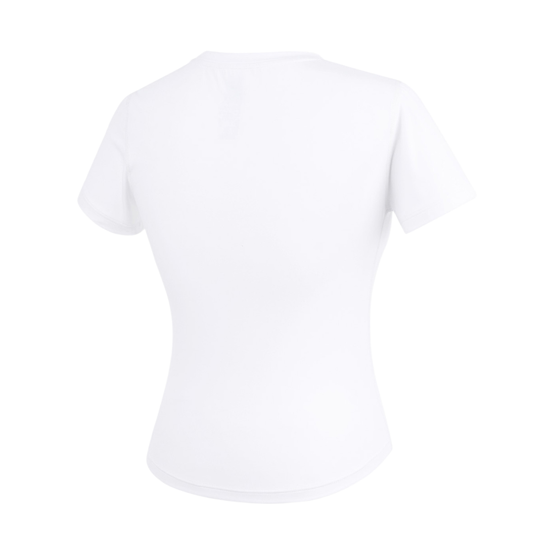 프리덤 에센셜 커브드 크롭 티셔츠 화이트(FREEDOM Essential Curved Crop T-Shirts White) - 2
