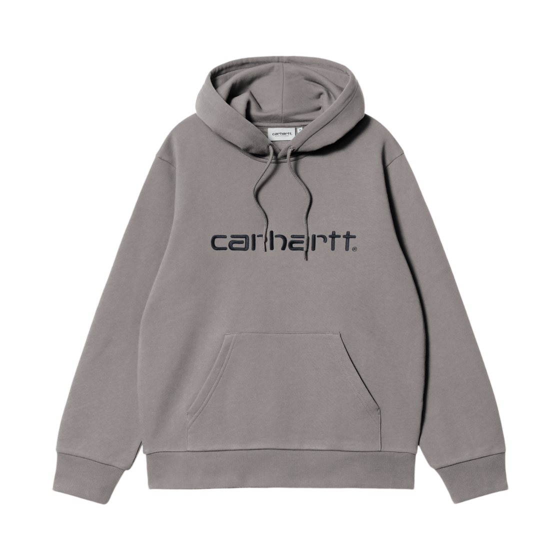 I030547-3Z4-XX Carhartt WIP Hooded Carhartt Sweatshirt Shady Grey Dark Navy