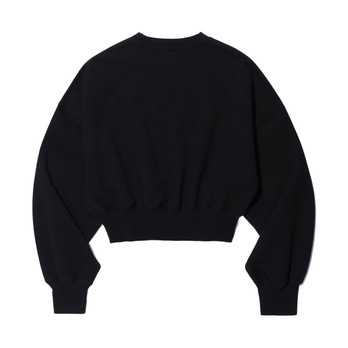 프리덤 우먼스 그라데이션 로고 크롭 스웨트 셔츠 블랙(FREEDOM Womens Gradient Logo Crop Sweatshirts Black) - 2