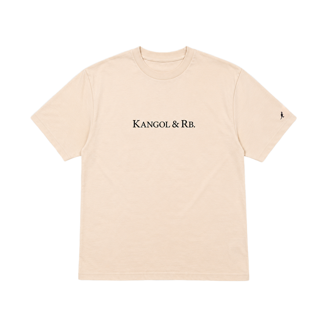 캉골 로고 숏슬리브 티셔츠 베이지(Kangol Logo Short Sleeve T-Shirt Beige) - 1