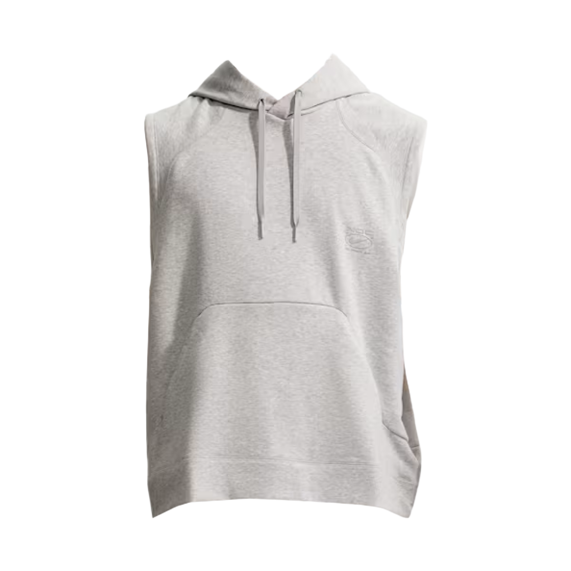 IQ5552-077 Nike N.A.C. Dri-Fit Fleece Sleeveless Training Hoodie Light Smoke Grey Heather - Asia