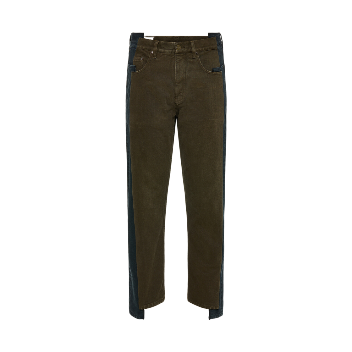 S50LA0251M30072962 Maison Margiela Straight leg Jeans Brown Black