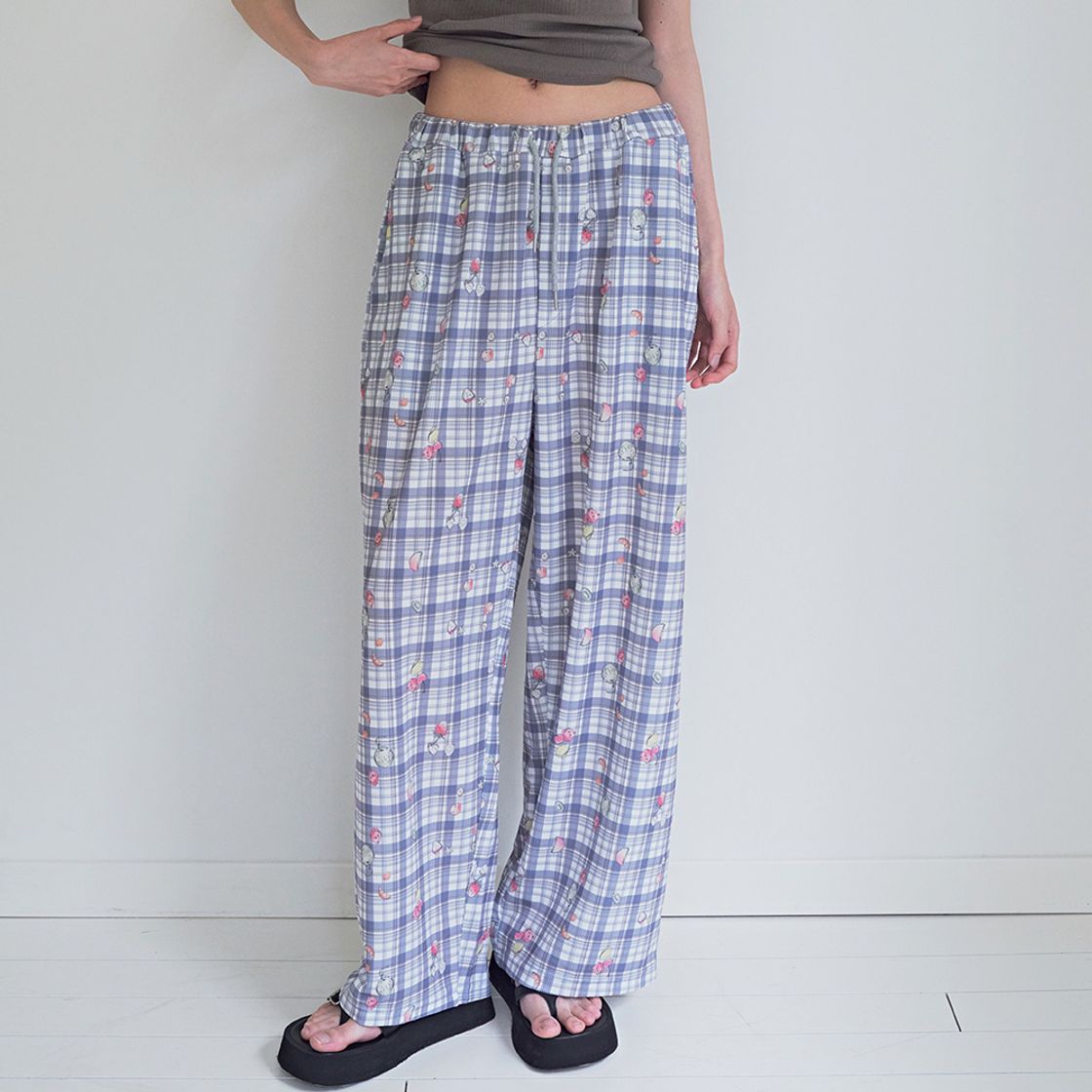뮤즈무드 화채 와이드 밴딩 팬츠(Musemood Hwachae Wide Pants) - 3