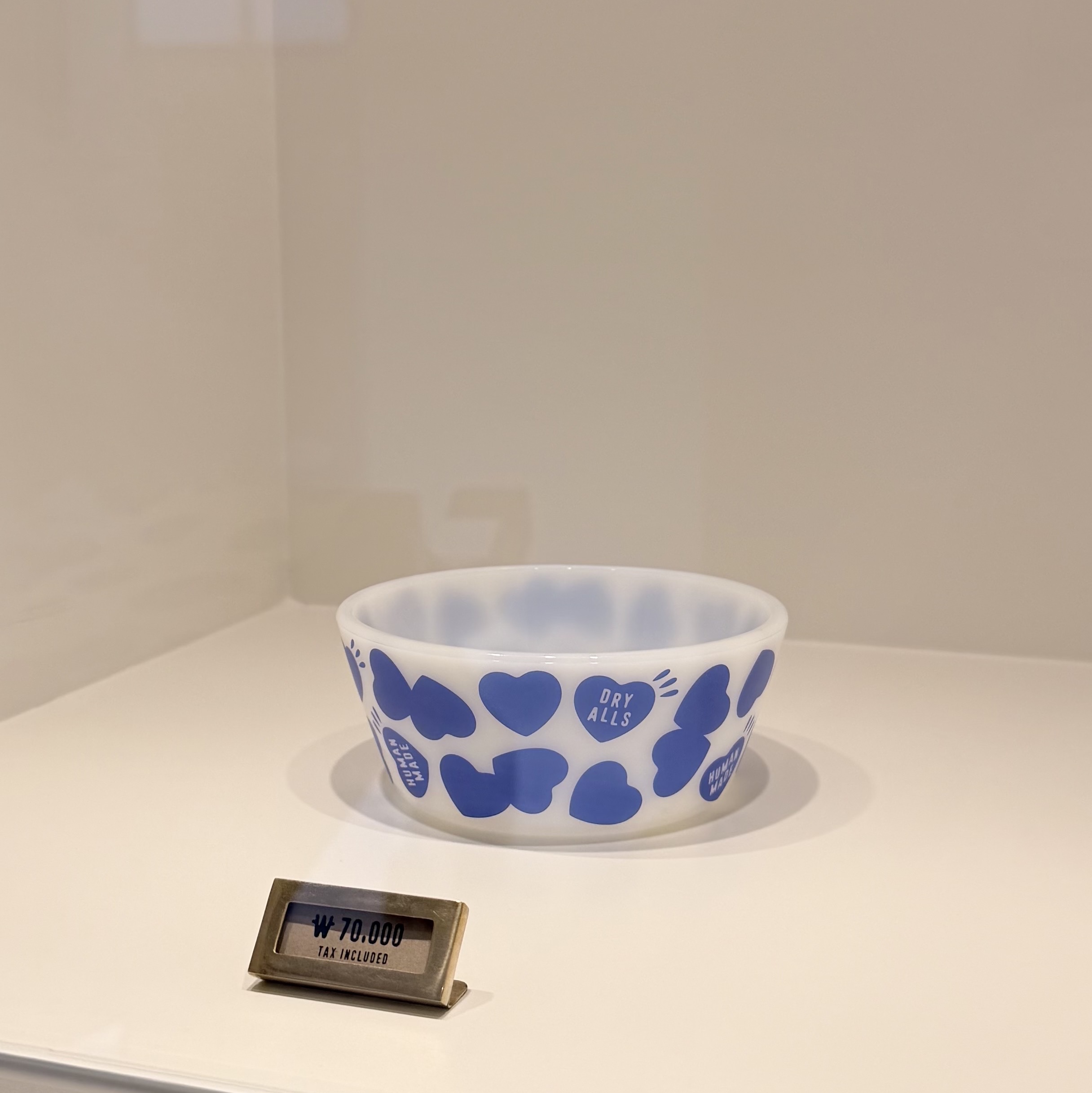 Human Made Heart Pattern Bowl Blue 착용 스타일 - 2