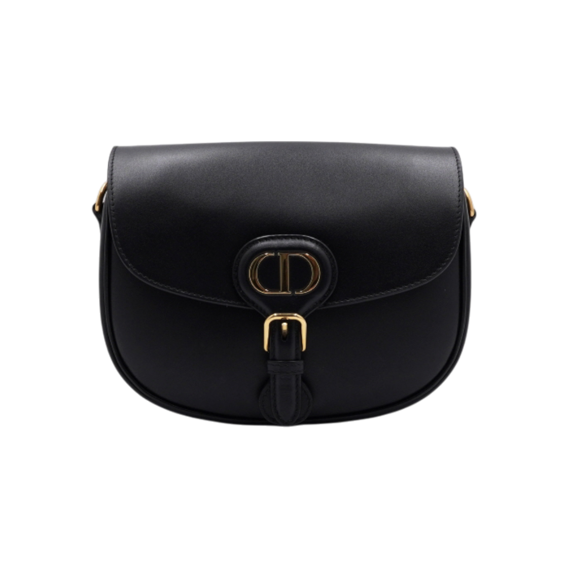 ITRESRDHN8S3 Dior Bobby Medium Black Leather Shoulder and Crossbody Bag