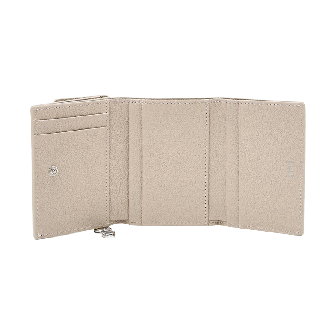 아떼 바네사브루노 액세사리 나크레 아이보리 3단 지폐 지갑 AAHO6F613I2 베이지(Athe Vanessabruno Acc Nacre Ivory Trifold Wallet Normal Beige) - 4