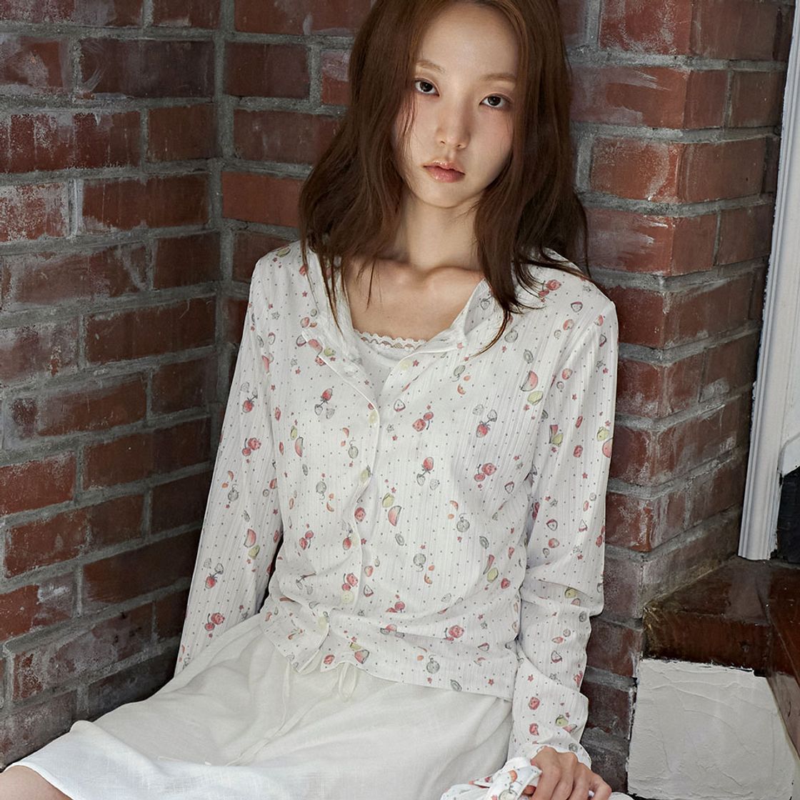 뮤즈무드 화채 가디건 나시 세트(Musemood Hwachae Cardigan & Cami Set) - 2